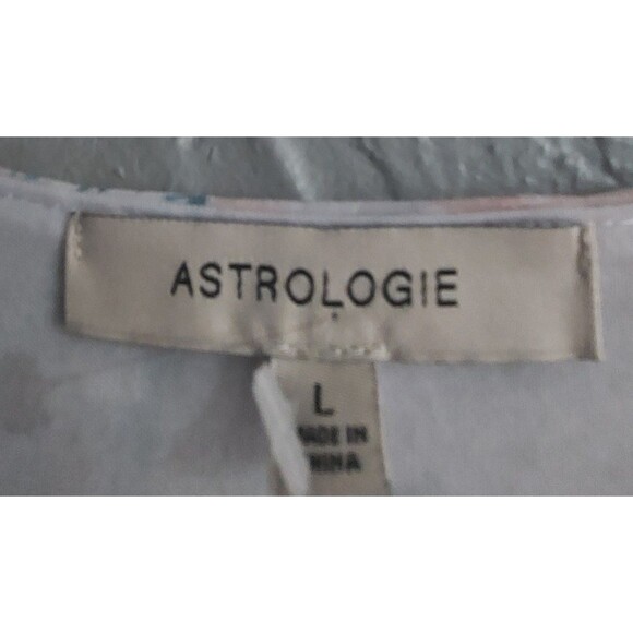 Astrologíe Tops Blouse Women L Polyester, Cotton, Spandex, 20 Inch Of Armp To... - Picture 2 of 11